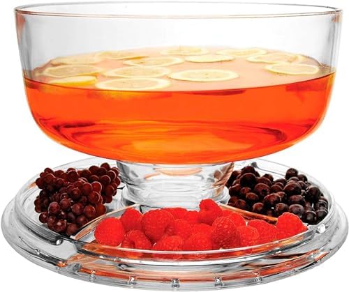 Extra Large (12") 6 in 1 Acrylic Cake Stand with Dome Lid Multifunctional in x, alternate view 5