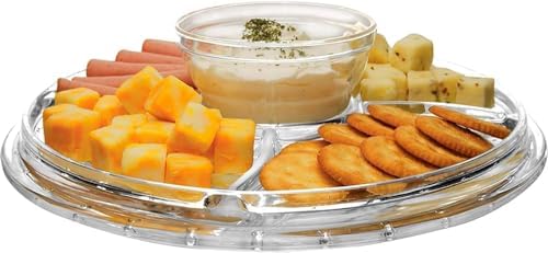 Extra Large (12") 6 in 1 Acrylic Cake Stand with Dome Lid Multifunctional in x, alternate view 6