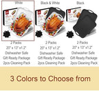 Extra Large 20" x 13" Serving Platters for Turkey, Party Entertaining in 20" x 13" in White, alternate view 7