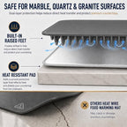 Extra Large (43"x16") Food Warming Mat with Insulation Pad for Countertop, Chafing Dishes for Buffet, Food, alternate view 3