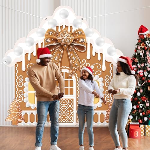 Extra Large Christmas Banner Decorations 6.8x6.5 ft Polyester in 6.8x6.5 ft, alternate view 4