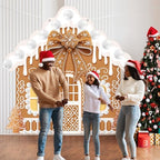 Extra Large Christmas Banner Decorations 6.8x6.5 ft Polyester in 6.8x6.5 ft, alternate view 4