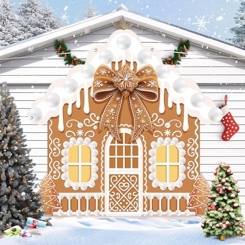 Extra Large Christmas Banner Decorations 6.8x6.5 ft Polyester in 6.8x6.5 ft, alternate view 5