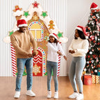 Extra Large Christmas Banner Decorations 7.5x6.5 ft Polyester in 7.5x6.5 ft, alternate view 5