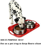Extra Large Melamine Platters, Serving Tray with Handles for Cookie, Cupcakes, Desserts, Dishwasher Safe, alternate view 4
