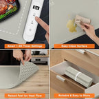 Extra Large Warming Mat for Food, Rapid and Full Surface Heating Khaki, alternate view 5