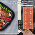 Extra Large Warming Mat for Food with Heat Resistant Pad, Prevent Countertop Cracks, Keep Meal Warm, Rapid and, alternate