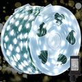 Extra Long 328 FT Christmas Lights, 1000 LED Cool White Lights