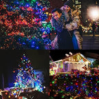 Extra Long 328 FT Fairy String Lights, 1000 LED Outdoor Green Wire Christmas Lights, Plug in Mini Light 8 Modes, alternate