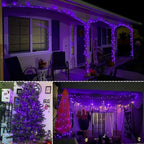 Extra Long 328 FT Halloween Lights, 1000 LED Outdoor Fairy String Light, Green PVC Copper Wire Christmas Lights, alternate