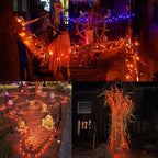 Extra Long 328 FT Halloween Lights, 1000 LED Outdoor Fairy String Light, Green PVC Copper Wire Christmas Lights, alternate