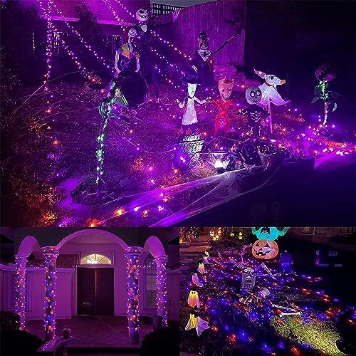 Extra Long 328FT Halloween Lights, 1000 LED Outdoor Fairy String Lights, Green PVC Copper Wire Christmas Light, alternate