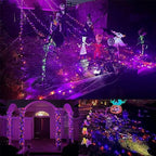 Extra Long 328FT Halloween Lights, 1000 LED Outdoor Fairy String Lights, Green PVC Copper Wire Christmas Light, alternate