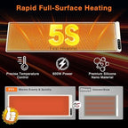Extra Long Warming Mat for Food, Rapid and Full Surface Heating Beige, alternate view 3
