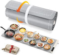 Extra Long Warming Mat for Food, Rapid and Full Surface Heating Gray