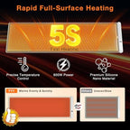 Extra Long Warming Mat for Food, Rapid and Full Surface Heating Khaki, alternate view 3