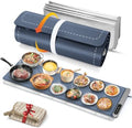 Extra Long Warming Mat for Food with Heat Resistant Pad, Prevent Countertop Cracks, Keep Meal Warm, Rapid and