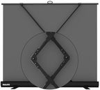 Extra Wide WASJOYE 81.5x83in Large Retractable White Backdrop Screen, alternate view 2
