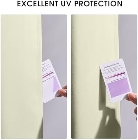 Fade Resistant Outdoor Curtains for Patio Waterproof 2 Panels, UV Protection Grade 4 Lightfastness Fade-Proof &, alternate