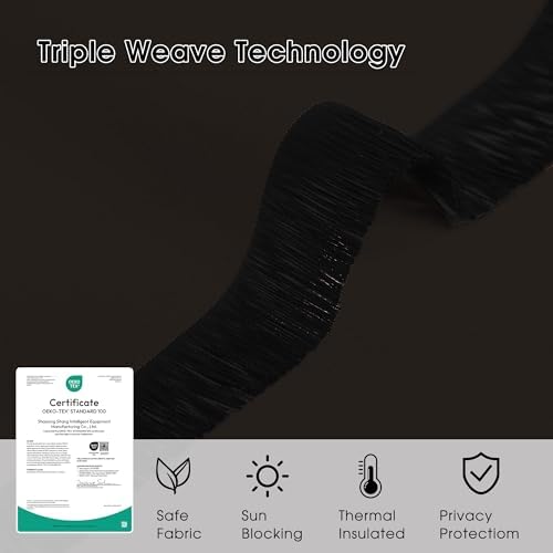 Fade Resistant Outdoor Curtains for Patio Waterproof 2 Panels, UV Protection Grade 4 Lightfastness Fade-Proof &, alternate