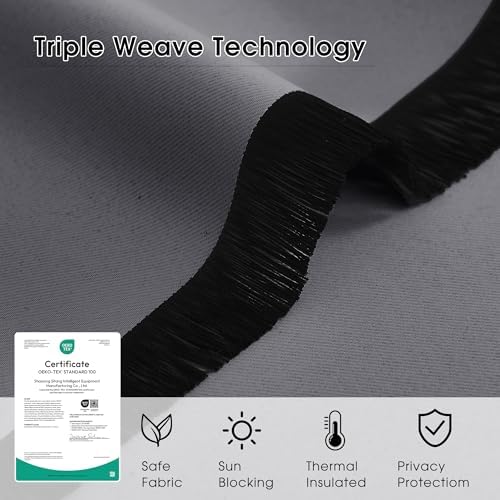 Fade Resistant Patio Curtains Outdoor Waterproof, Fade-Proof Curtains Grade 4 Color Fastness Certified, Thermal, alternate