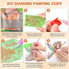 Fairy Diamond Painting Double-Sided Hanging Ornament Set, DIY Irregular Shaped Rhinestone Window Decoration Set, alternate