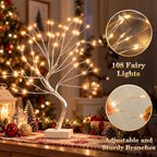 Fairy Light Tree, 108 Led Light up Trees Decor Indoor, 8 Modes Fairy Light Spirit Tree for Christmas, alternate view 4