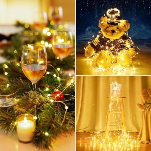 Fairy Lights Battery Operated with Remote 20FT 60LED Twinkle String Lights, alternate view 4