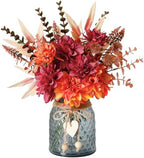 Fake Fall Flowers in Vase, Fall Flowers for Fall Decor