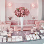 Fake Flower Balls Table Centerpieces, 2 Pcs, Large, Dusty Pink in 5.9’’(H) in Dusty Rose, alternate view 6