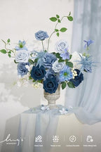 Fake Flowers Box, Dusty Blue & Ivory & Sage Grand Combo in Blu-dusty Blue & Ivory & Sage, alternate view 2