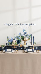 Fake Flowers Box, Dusty Blue & Ivory & Sage Grand Combo in Blu-dusty Blue & Ivory & Sage, alternate view 4