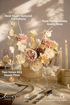 Fake Flowers Box, Earth Brown & Butter Yellow Deluxe Combo in Brn-earth Brown & Butter Yellow, alternate view 3