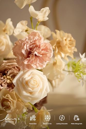 Fake Flowers Box, Earth Brown & Butter Yellow Deluxe Combo in Brn-earth Brown & Butter Yellow, alternate view 4