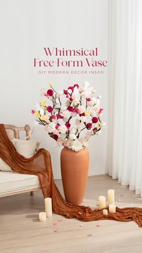 Fake Flowers Box, Faux Artificial Greenery Stems Foam Dahlia Gardenia Roses Silk Hydrangea Ranunculus Fabic, alternate view 4
