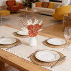 Fake Flowers in Ceramic Vase, 12.5" Coffee Table Centerpieces in Fall Color, alternate view 2