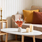 Fake Flowers in Ceramic Vase, 12.5" Coffee Table Centerpieces in Fall Color, alternate view 4