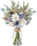 Fake Flowers in Vase Artificial Flowers Coffee Table Decor, Faux Flowers in Vase, Flower Arrangements Artificial