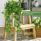 Fake Hanging Plants, 2Pcs Artificial Potted Plant Pothos, alternate view 4