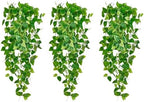 Fake Hanging Plants Vines(3pcs)for Room Decor, Artificial Ivy Greenery Garlands for Home Bedroom Living