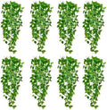 Fake Hanging Plants Vines(8pcs)for Room Decor, Artificial Ivy Greenery Garlands for Home Bedroom Living
