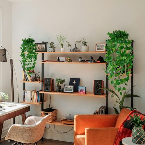 Fake Hanging Plants Vines(8pcs)for Room Decor, Artificial Ivy Greenery Garlands for Home Bedroom Living, alternate view 2