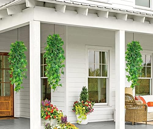 Fake Vines Artificial Hanging Ivy Vines Plants for Room Decor 4Pcs, alternate view 5