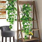 Fake Vines Artificial Hanging Ivy Vines Plants for Room Decor 4Pcs, alternate view 6