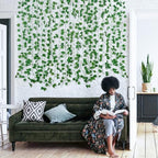 Fake Vines for Room Decor(24Pack168Ft) Aesthetic Artificial Plant Ivy Leaves Hanging Greenery Garlands for Home, alternate