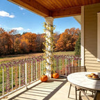 Fall Artificial Flowers Garland Fake Mums Vine for Home Decoration, alternate view 7