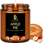 Fall Candle, Apple Pie Scented for Home, 7oz Soy Wax
