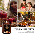 Fall Candle, Apple Pie Scented for Home, 7oz Soy Wax, alternate view 3