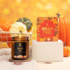 Fall Candle, Apple Pie Scented for Home, 7oz Soy Wax, alternate view 4