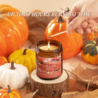 Fall Candle, Caramel Apple Scented Candles for Home, Natural Soy Autumn Candle Aromatherapy Candle, 7 oz Jar, alternate view